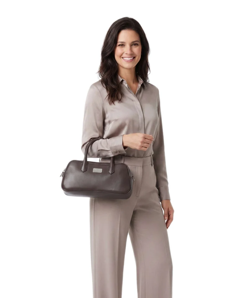 Emporio Armani Cassandra M Bolso de mano dark smoke