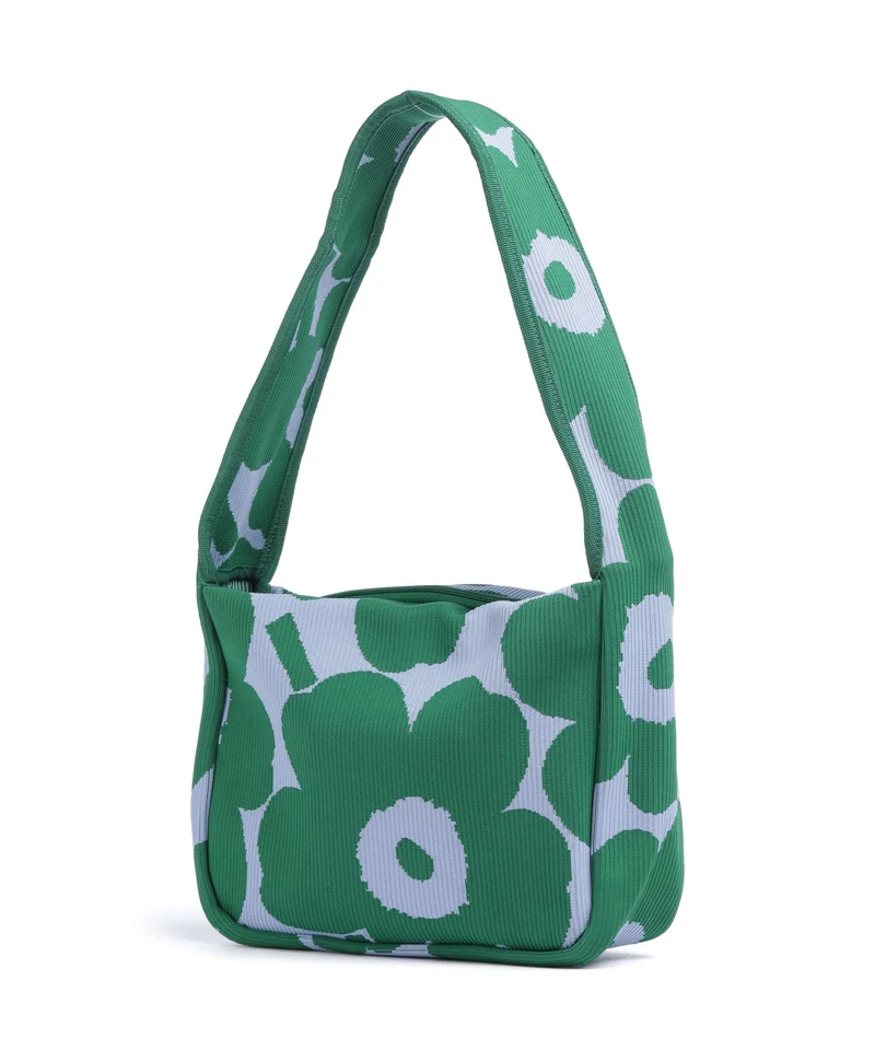 Marimekko Knitted Unikko Bolso de hombro dark green/blue