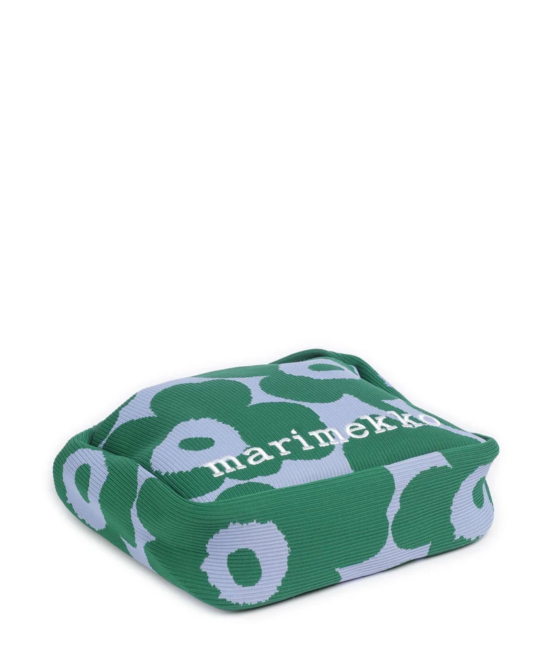 Marimekko Knitted Unikko Bolso de hombro dark green/blue