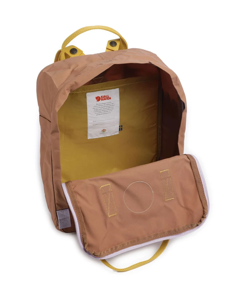 Fjällräven Kånken Koncept Mochila khaki dust/kantarell