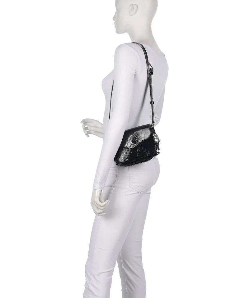 Vivienne Westwood Hunter Naplak Bolso de hombro black