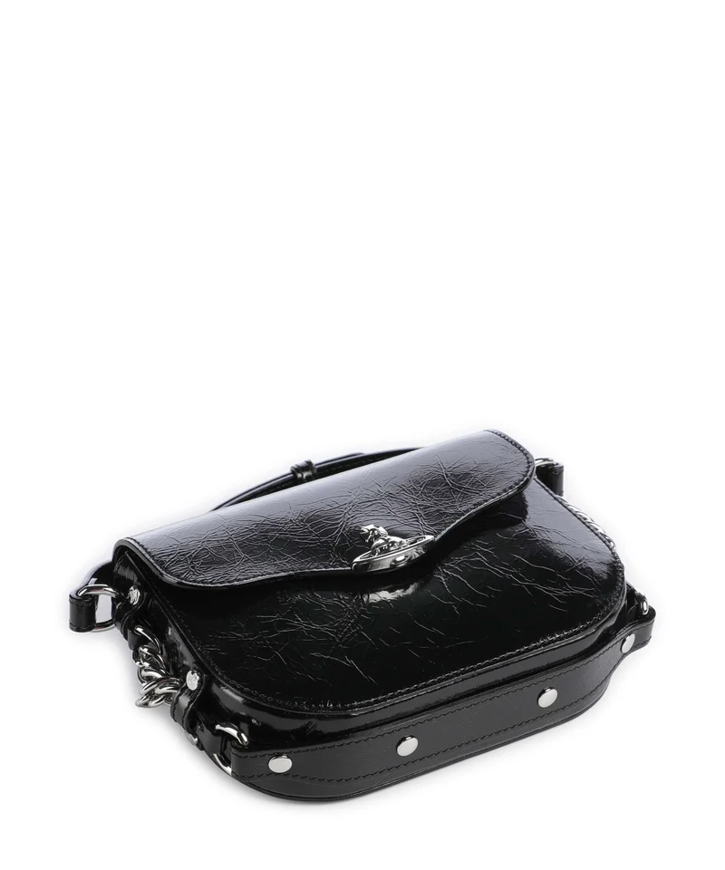 Vivienne Westwood Hunter Naplak Bolso de hombro black