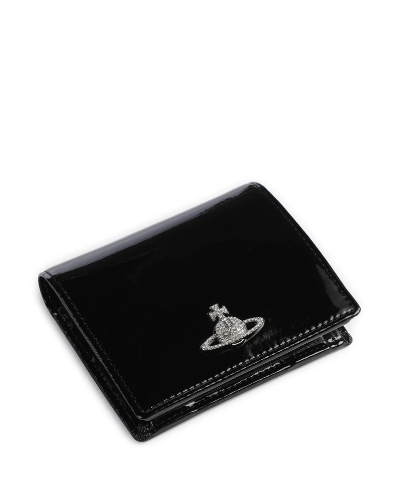 Vivienne Westwood Patent Monedero black/diamante orb