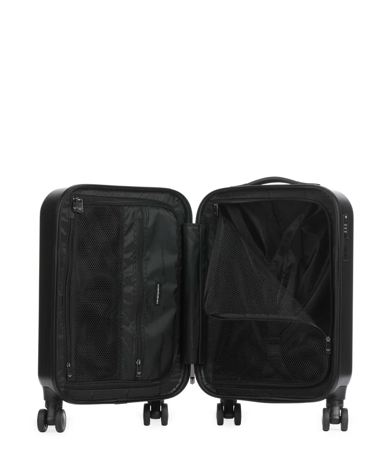 Emporio Armani Big Eagle Maleta con 4 ruedas gunmetal