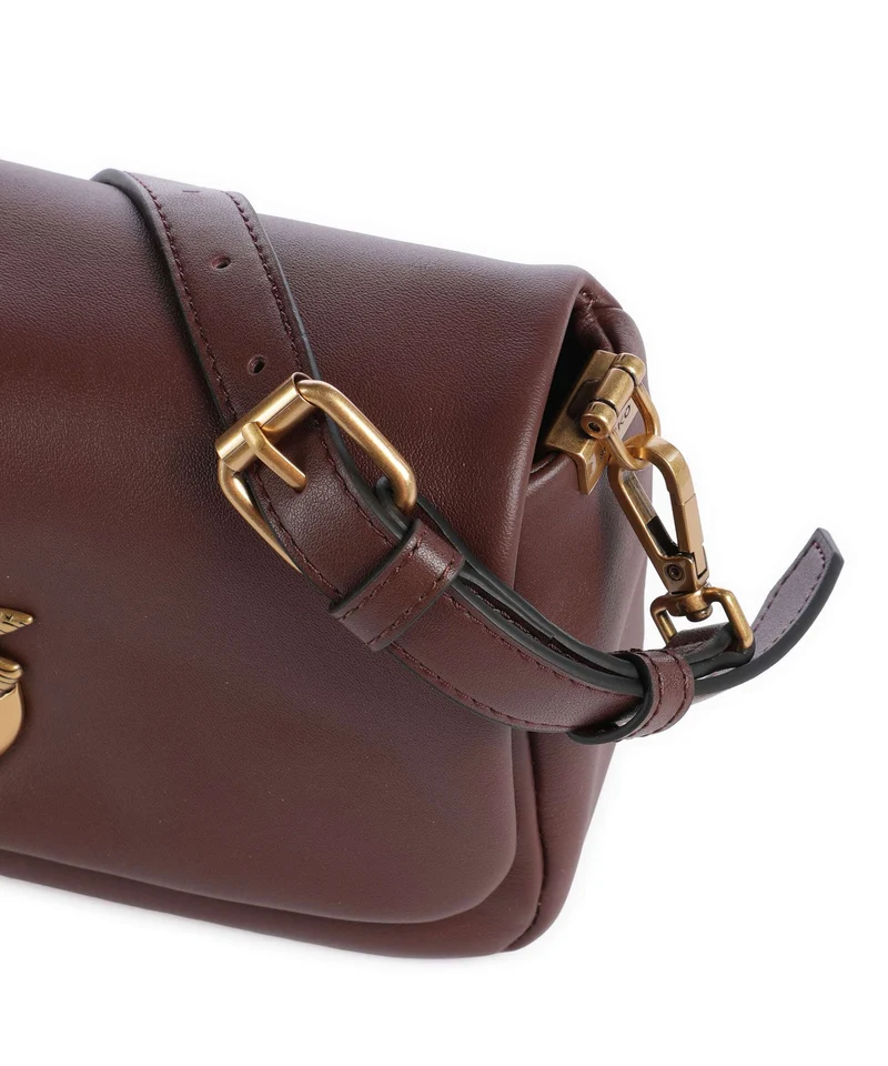 Pinko Click Soft Horizontal Mini Bandolera castano intenso/antique gold