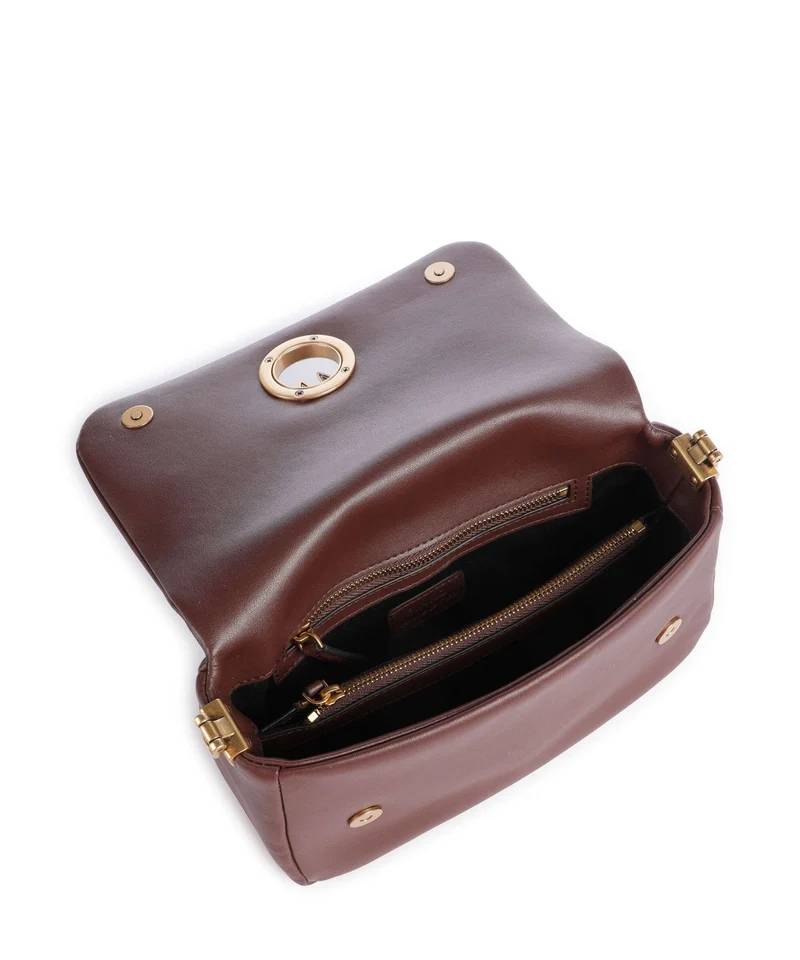 Pinko Click Soft Horizontal Mini Bandolera castano intenso/antique gold