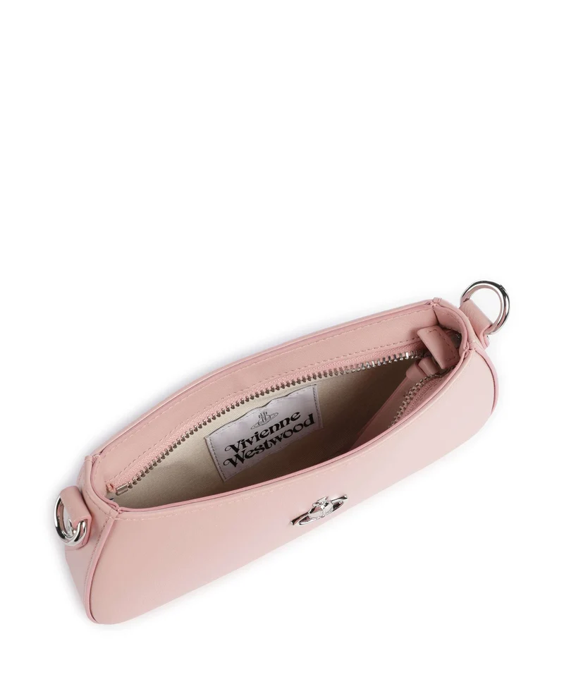 Vivienne Westwood Tasha Smooth Bolso de hombro pastel pink
