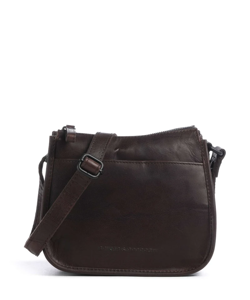 Spikes & Sparrow Bronco Joy Bandolera dark brown