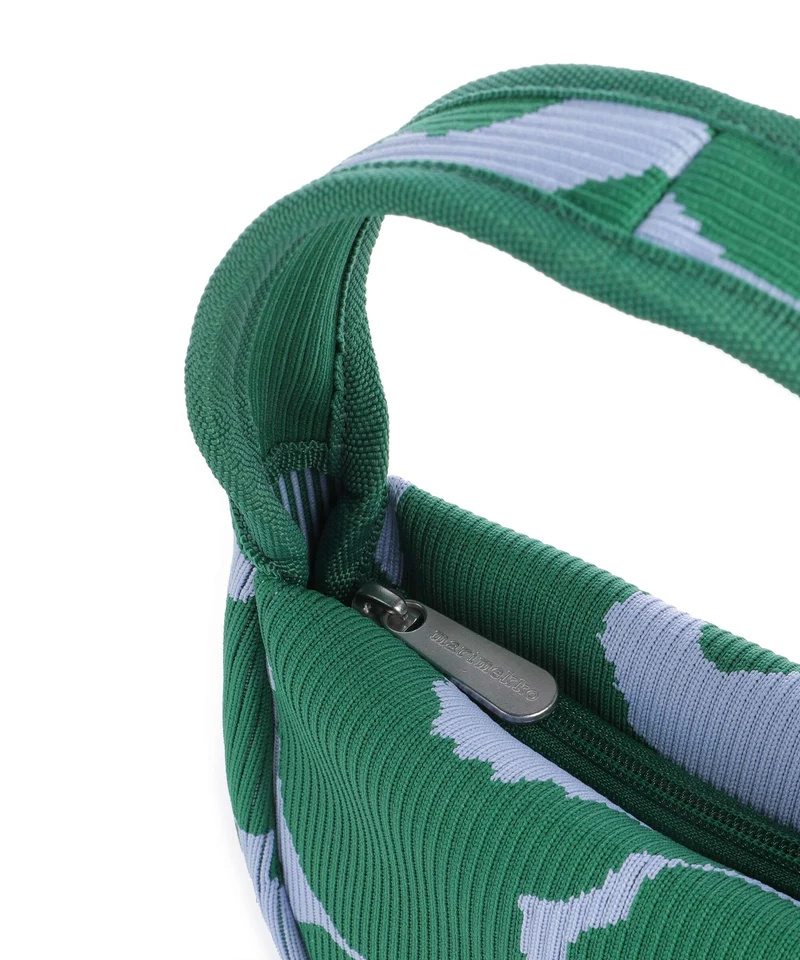 Marimekko Knitted Unikko Bolso de mano dark green/blue