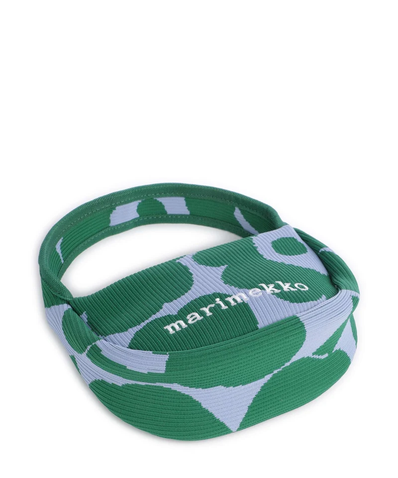 Marimekko Knitted Unikko Bolso de mano dark green/blue