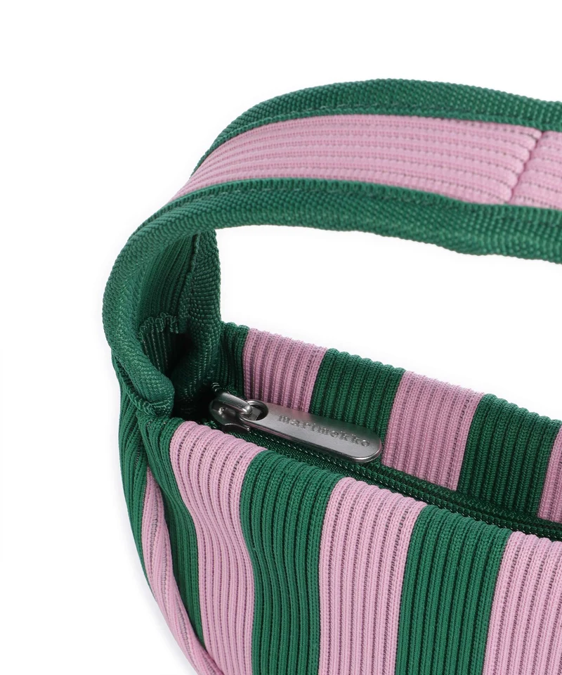 Marimekko Knitted Merirosvo Bolso de mano pink/dark green