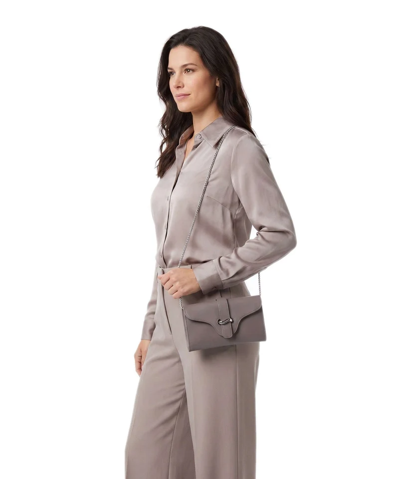 Emporio Armani Costanza Bandolera taupe