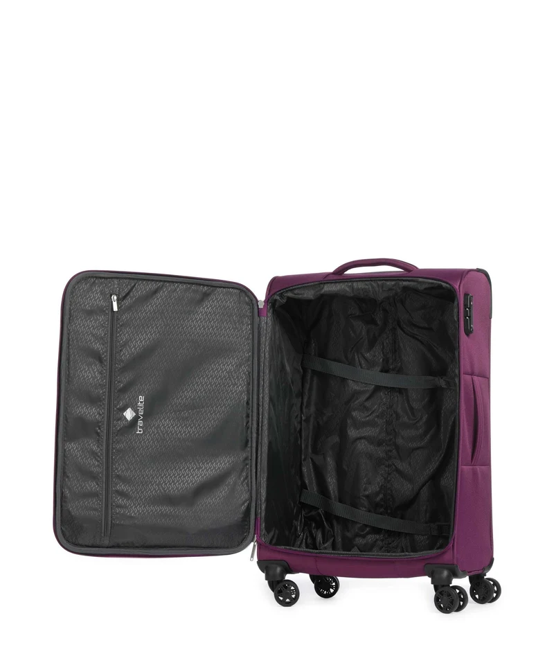 Travelite Priego Juego de maletas (4 ruedas) berry