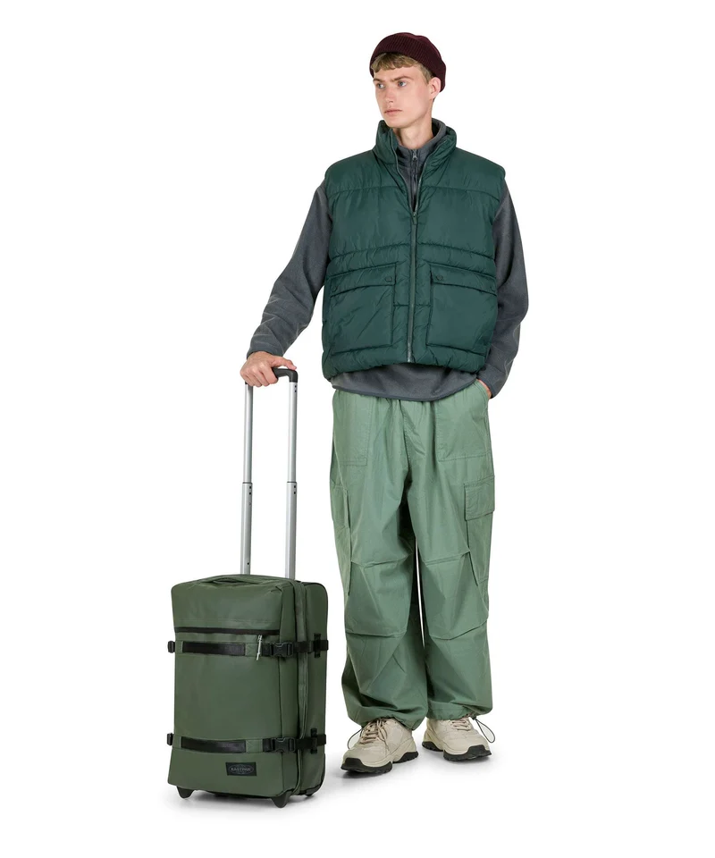 Eastpak Tarp Transit'R S Bolso de viaje con ruedas forest