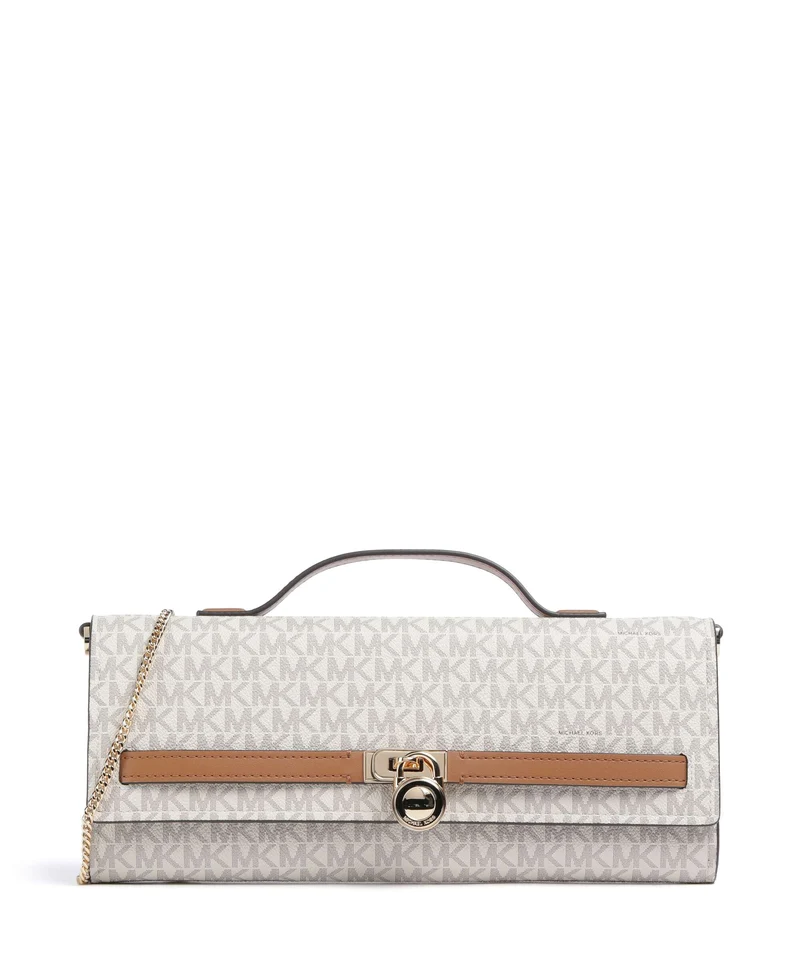 Michael Kors Hamilton Moderne Medium Bolso de hombro vanilla/acorn