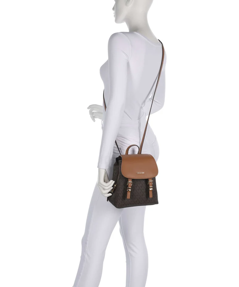 Michael Kors Quinn XS Bolso mochila brown/acorn