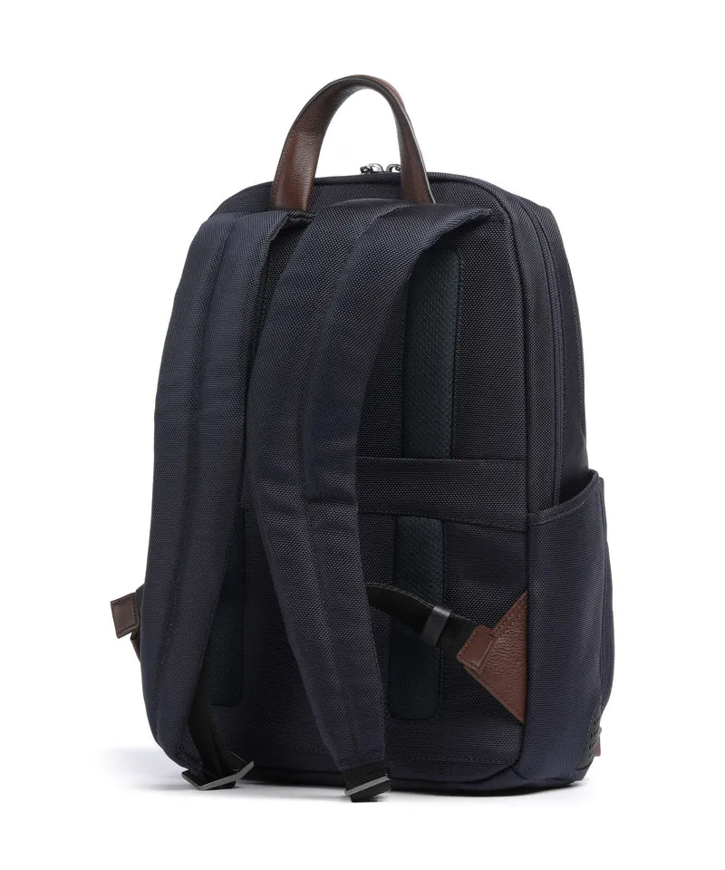 Piquadro Brief 2 LED Mochila para portátil blue/cognac