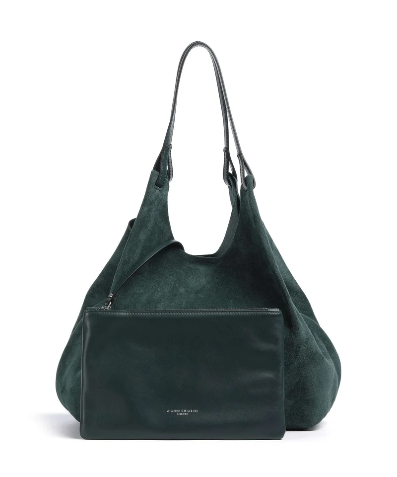 Gianni Chiarini Dua L Bolsa shopping velvet green