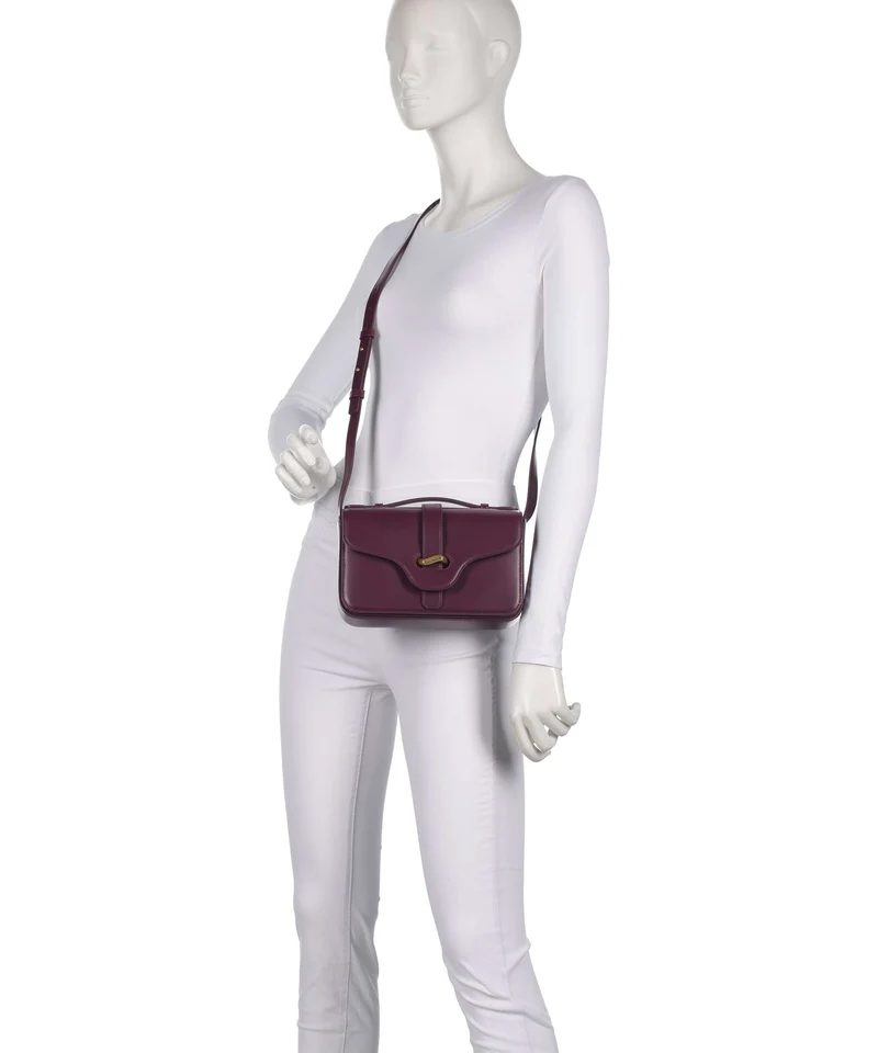Emporio Armani Costanza Bandolera aubergine