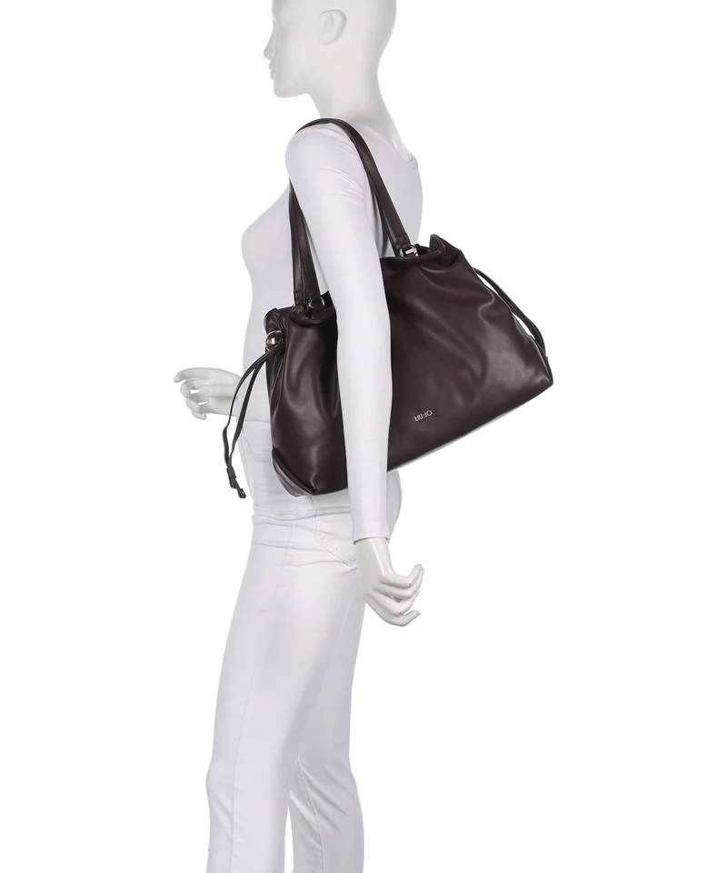 Liu Jo Riccy L Bucket bolso de mano red aubergine