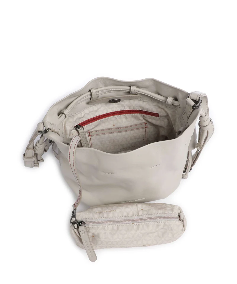 Aunts & Uncles Bohemian Vibes Fleur Bucket bolso de mano chalk