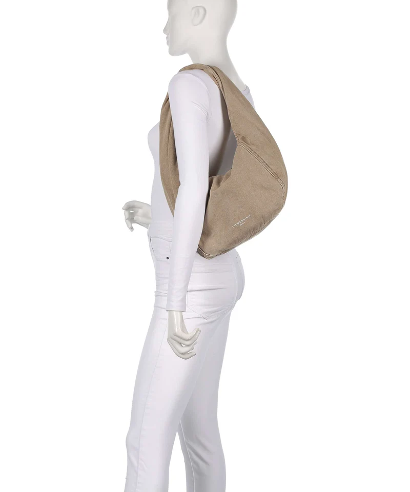 Liebeskind Farrah II Denim M Bolso de hobo beige