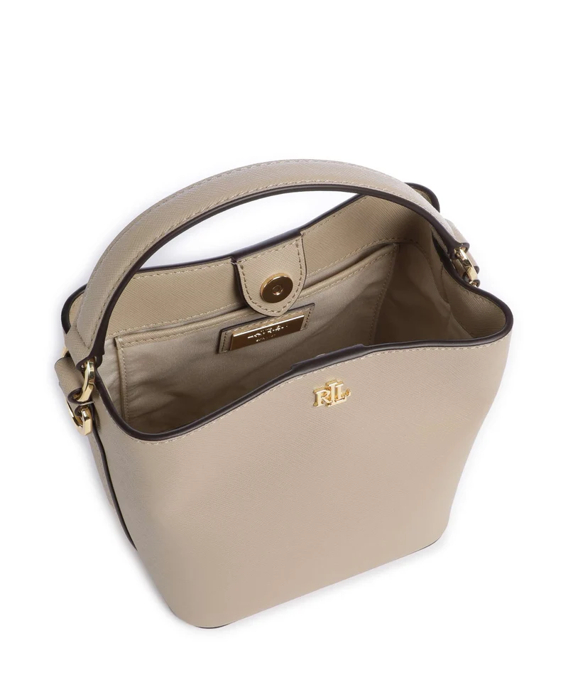 Lauren Ralph Lauren Reese Small Bucket bolso de mano birch tan