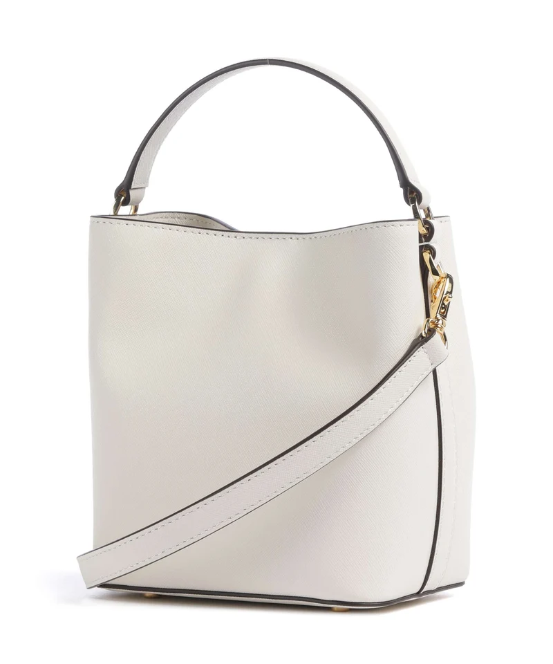 Lauren Ralph Lauren Reese Small Bucket bolso de mano soft white/pb