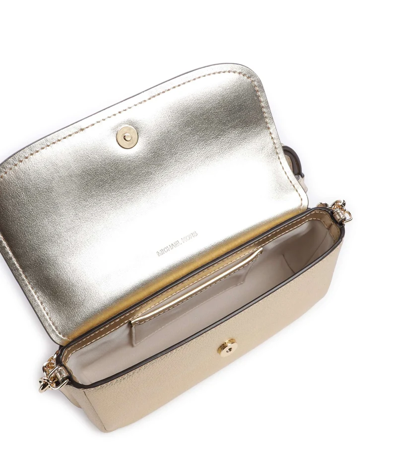 Michael Kors Nolita Small Bandolera pale gold