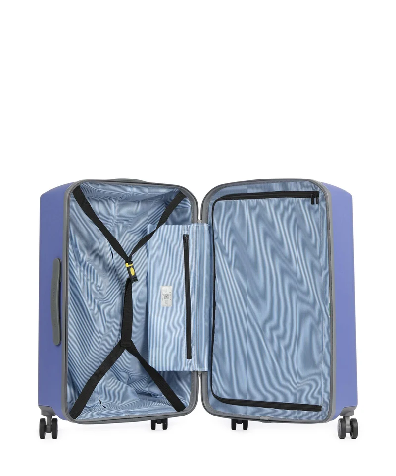 Delsey Paris x United Colors of Benetton UCB Hardside Maleta con 4 ruedas purple