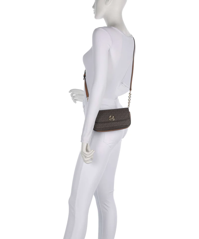 Michael Kors Nolita Small Bandolera brown/acorn