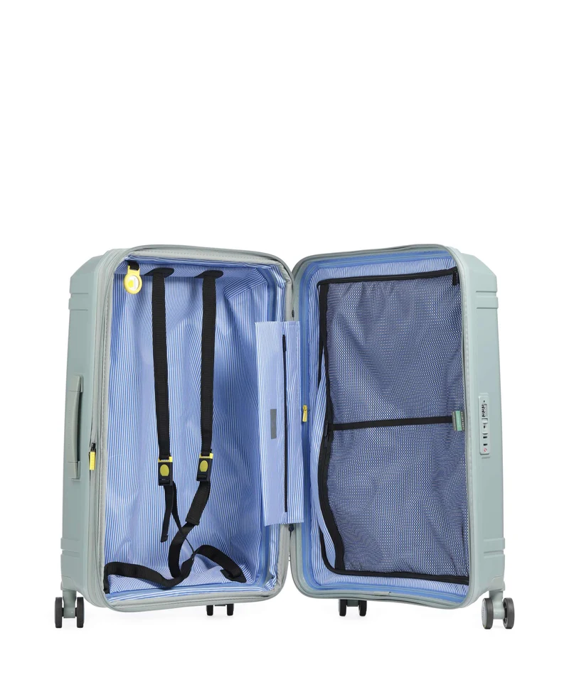 Delsey Paris Lutece Maleta con 4 ruedas sage green
