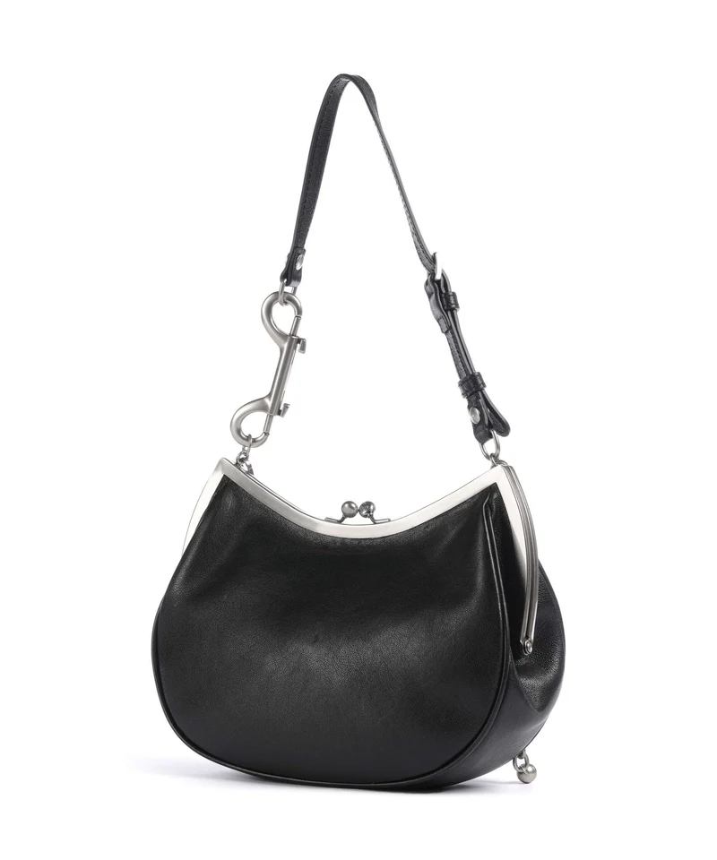 Vivienne Westwood Charm Frame Supple Bolso de hombro black/dark silver