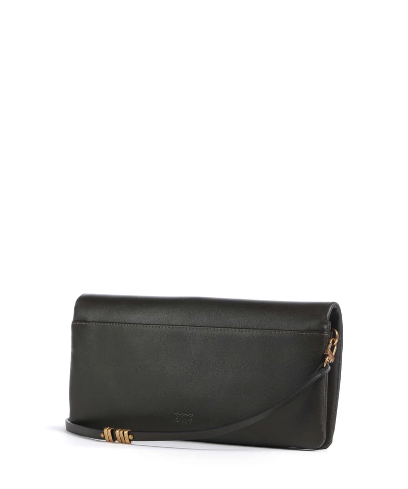 Pinko Click Soft Classic Bandolera verde fango/antique gold