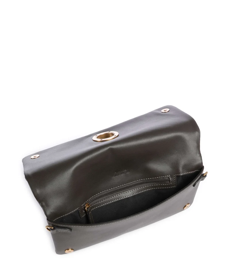 Pinko Click Soft Classic Bandolera verde fango/antique gold
