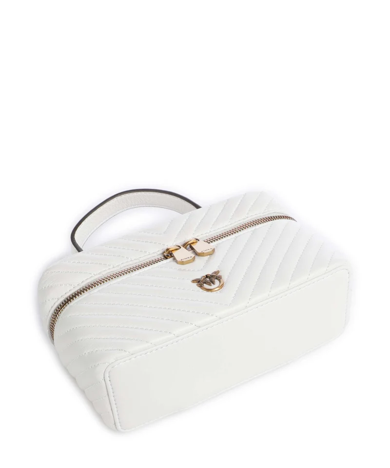 Pinko Vanity Mini Bolso de mano bianco nembo/antique gold