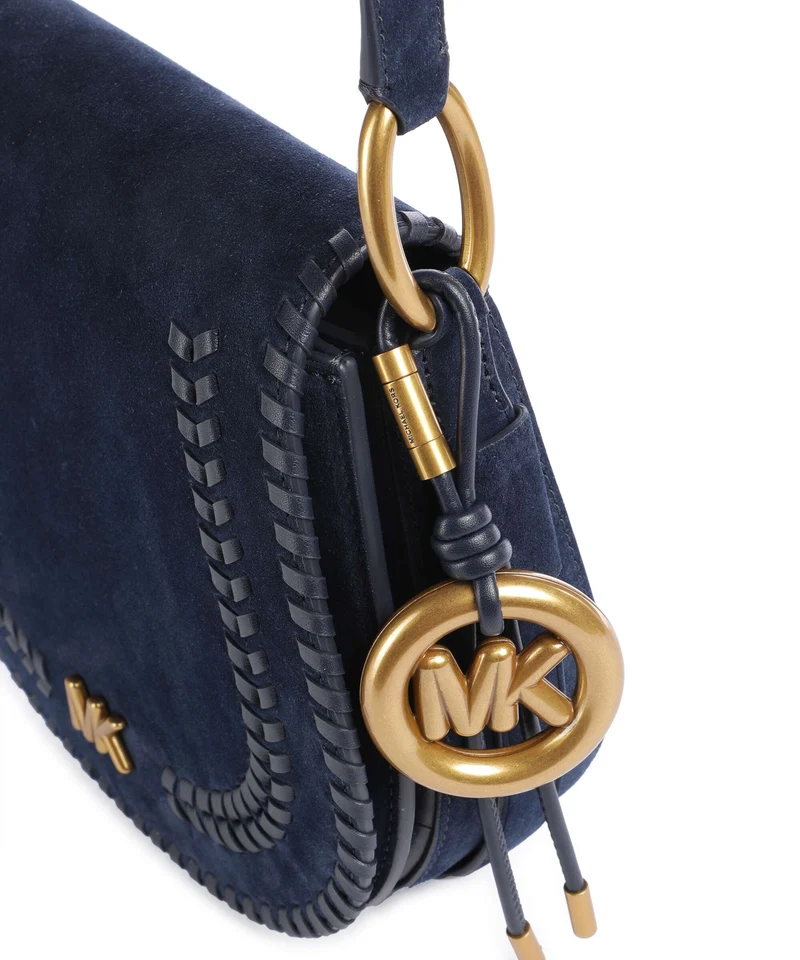 Michael Kors Josie Bandolera dress blues