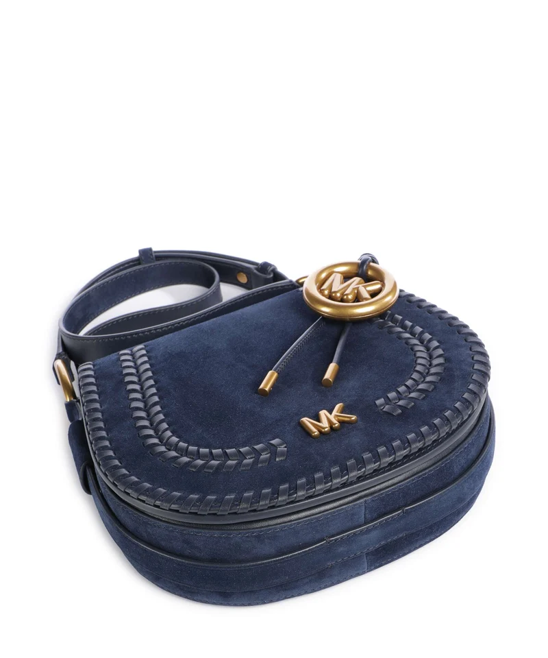 Michael Kors Josie Bandolera dress blues