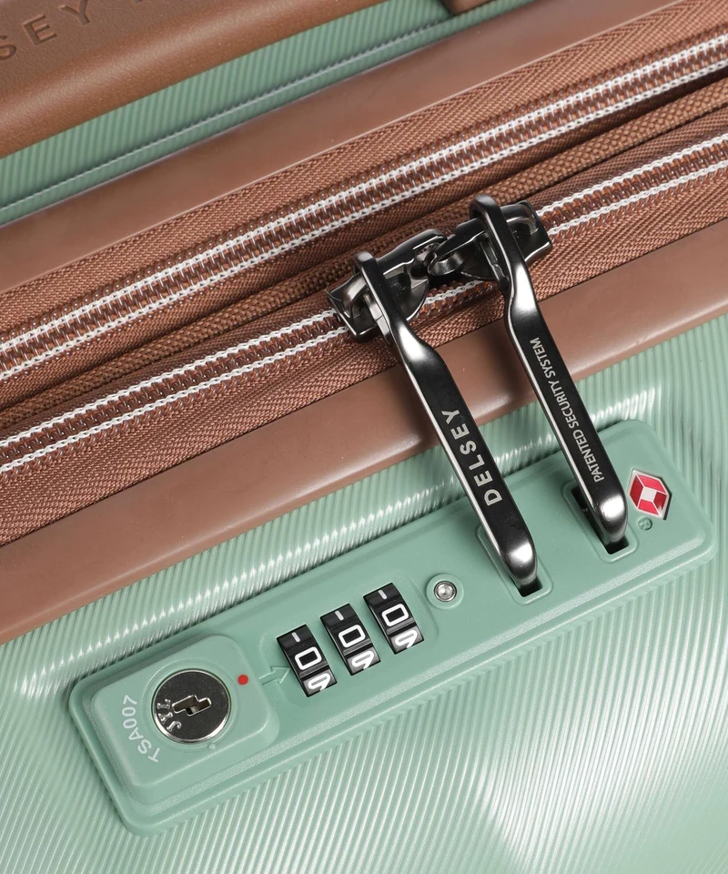 Delsey Paris Carrousel 2 Slim Maleta con 4 ruedas sage green