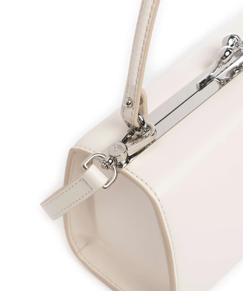 Vivienne Westwood Doll Frame Smooth XL Bolso de mano white