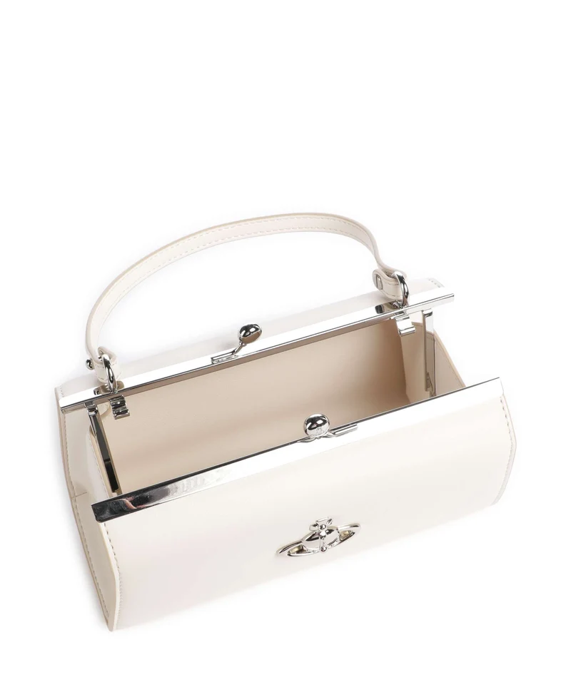 Vivienne Westwood Doll Frame Smooth XL Bolso de mano white