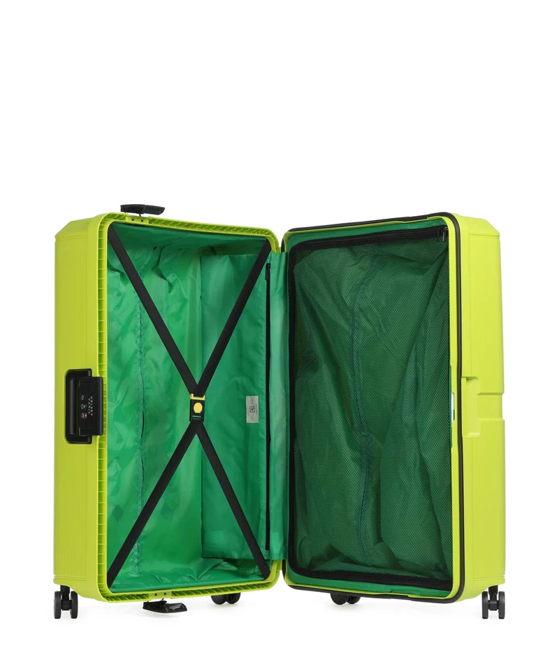 Delsey Paris x United Colors of Benetton CB Hard Maleta con 4 ruedas lime