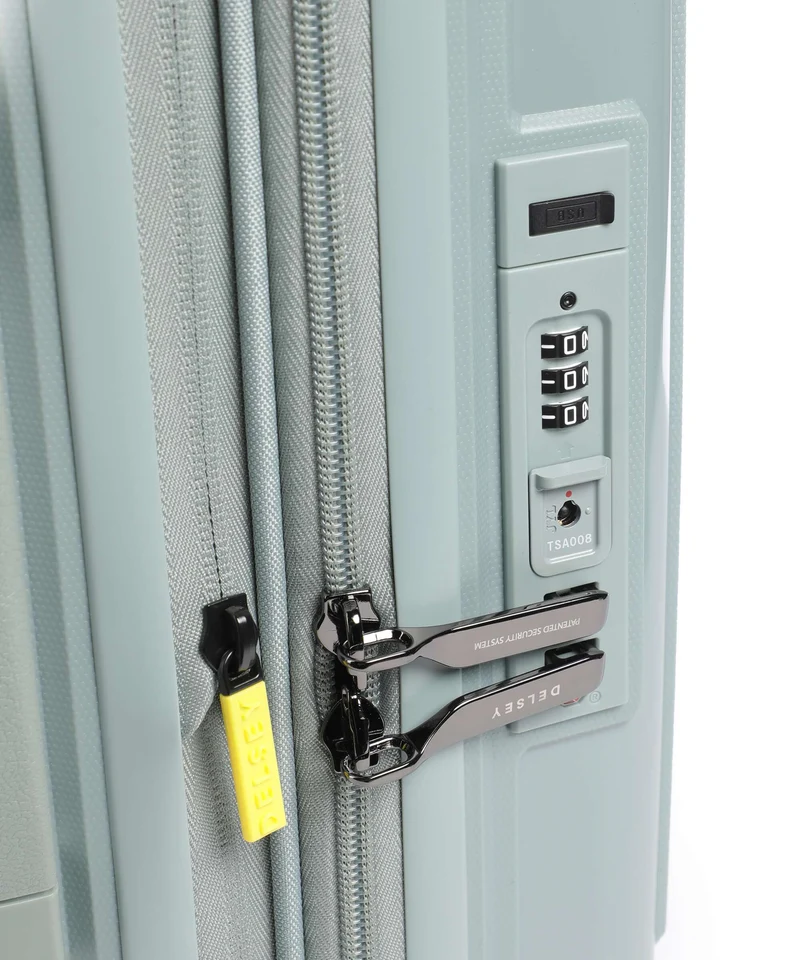 Delsey Paris Lutece Slim Maleta con 4 ruedas sage green