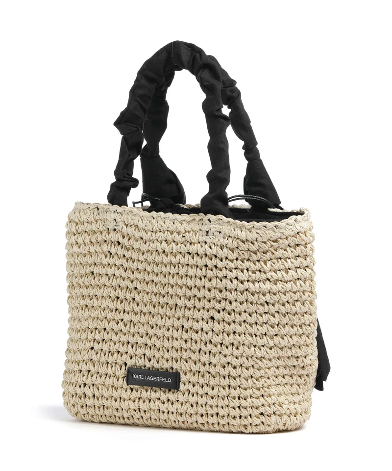Karl Lagerfeld K/Signature Bolso de mano natural/black