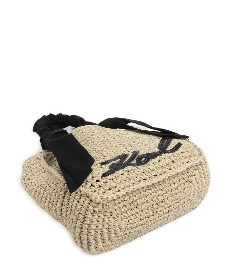 Karl Lagerfeld K/Signature Bolso de mano natural/black
