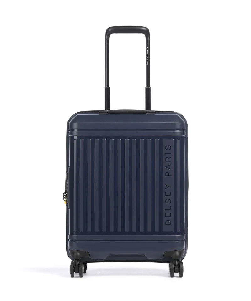 Delsey Paris Lutece Se Slim Maleta con 4 ruedas navy