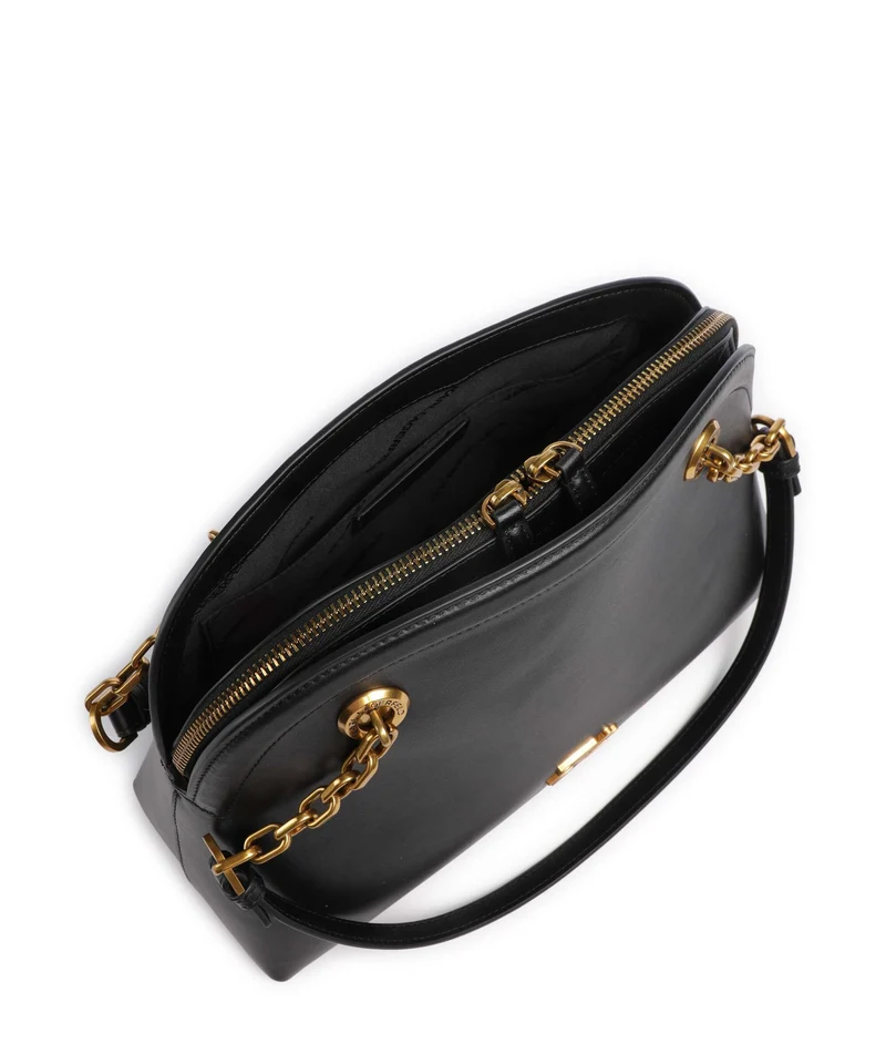 Karl Lagerfeld K/Autograph Bowling Medium Bolso de hombro black/gold