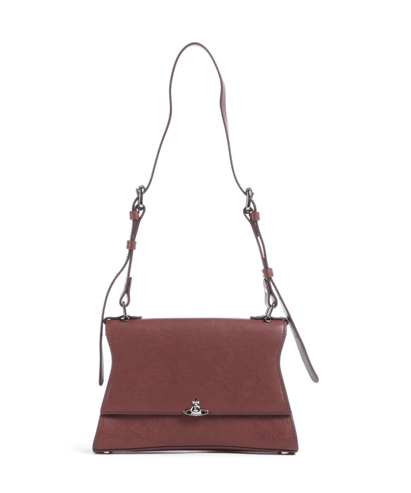 Vivienne Westwood Bianca Supple Small Bolso de hombro chestnut