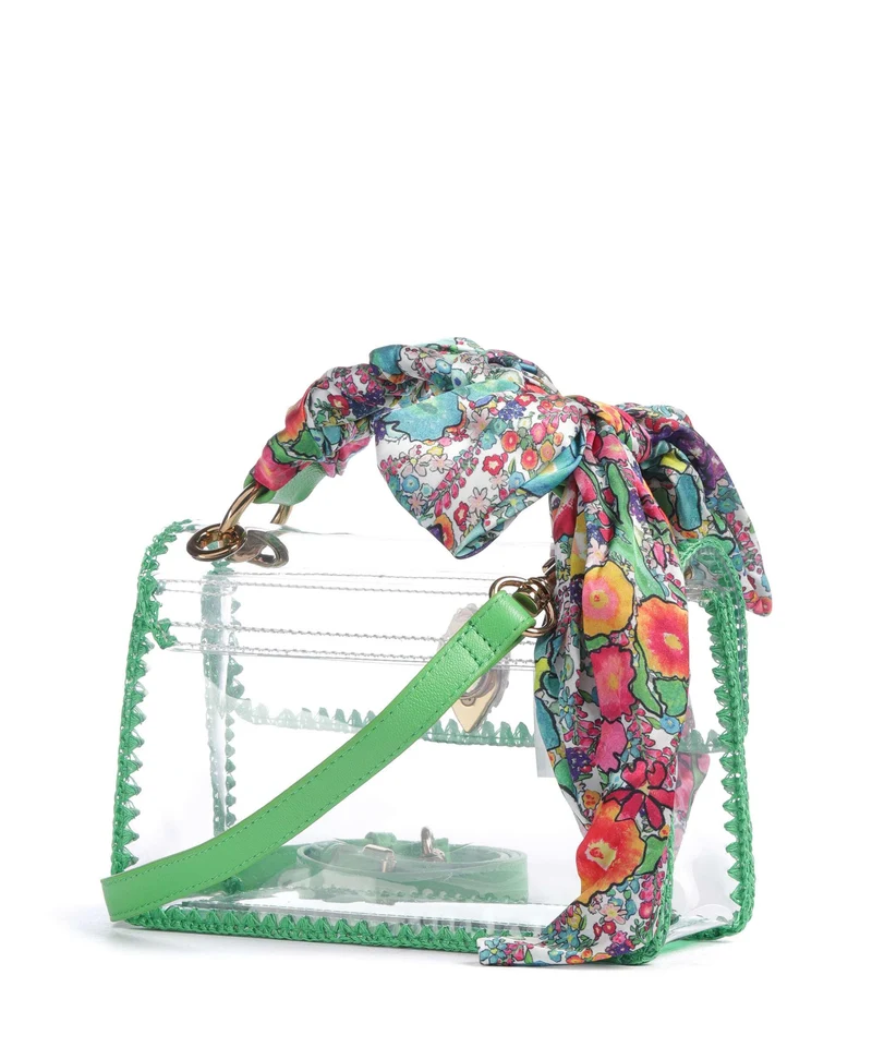 Kurt Geiger Kensington Vinyl Mini Bandolera green combination
