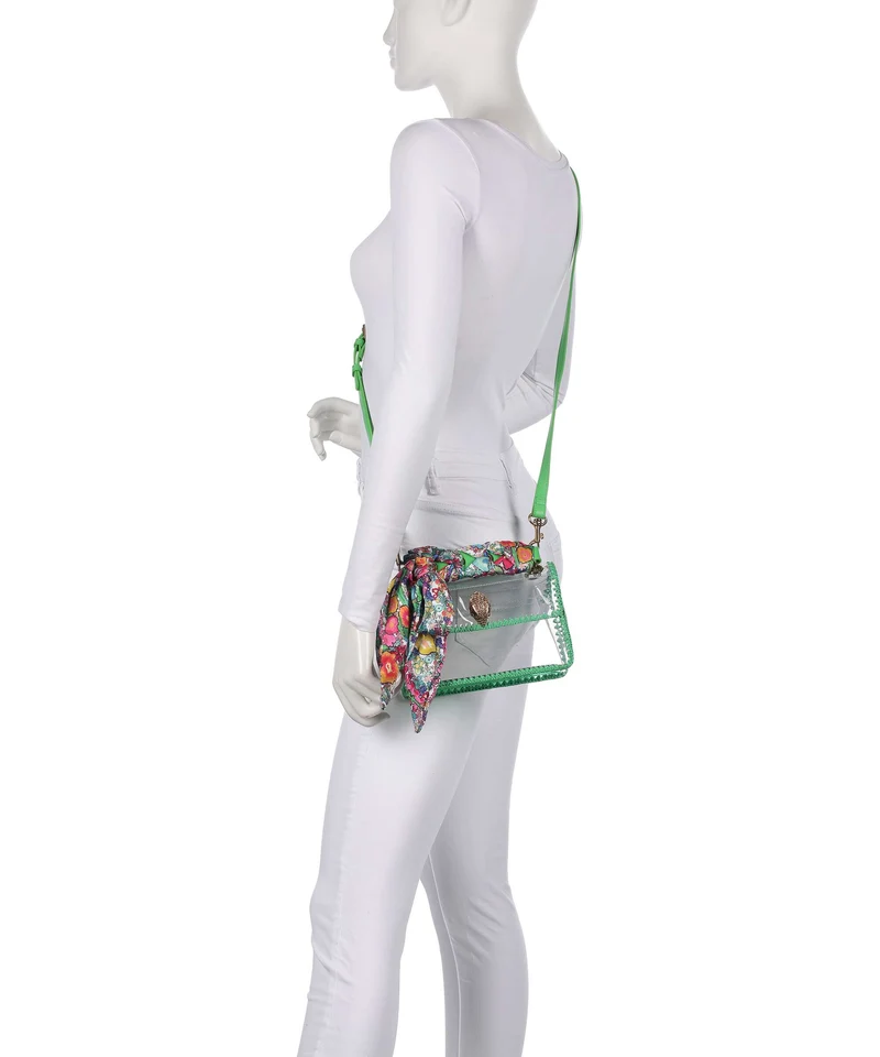 Kurt Geiger Kensington Vinyl Mini Bandolera green combination